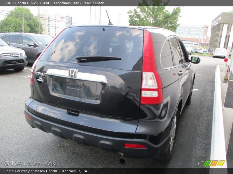 Nighthawk Black Pearl / Black 2008 Honda CR-V EX 4WD