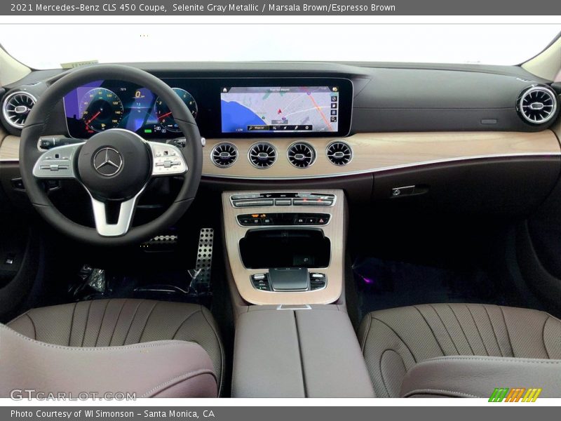 Front Seat of 2021 CLS 450 Coupe