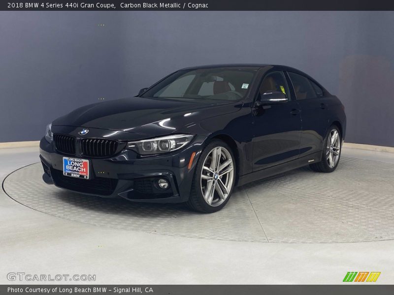 Carbon Black Metallic / Cognac 2018 BMW 4 Series 440i Gran Coupe