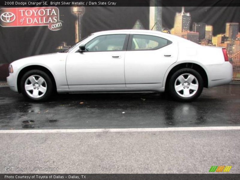 Bright Silver Metallic / Dark Slate Gray 2008 Dodge Charger SE