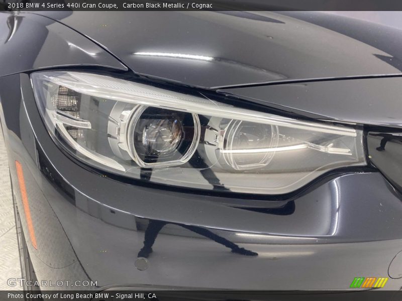 Carbon Black Metallic / Cognac 2018 BMW 4 Series 440i Gran Coupe
