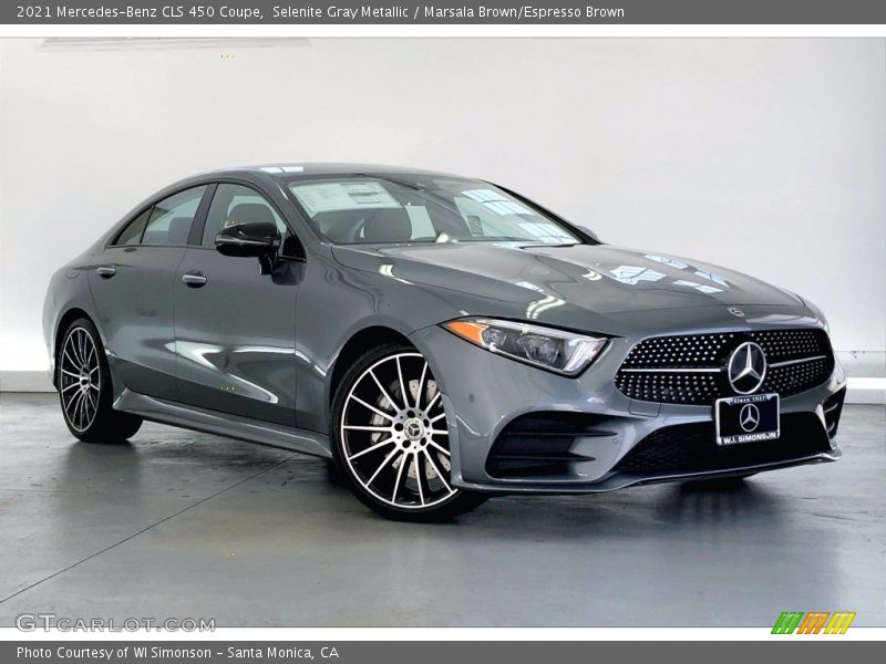 Front 3/4 View of 2021 CLS 450 Coupe