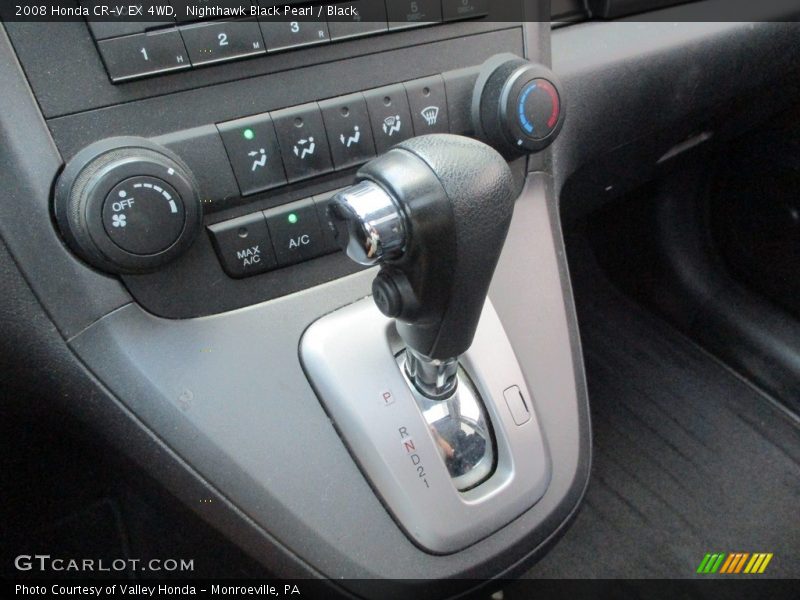 Nighthawk Black Pearl / Black 2008 Honda CR-V EX 4WD