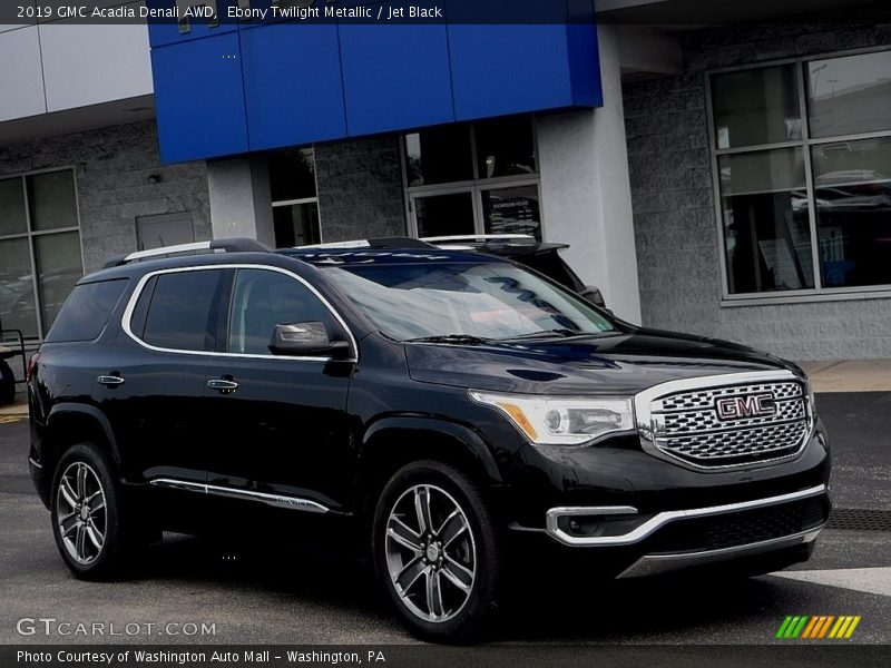 Ebony Twilight Metallic / Jet Black 2019 GMC Acadia Denali AWD