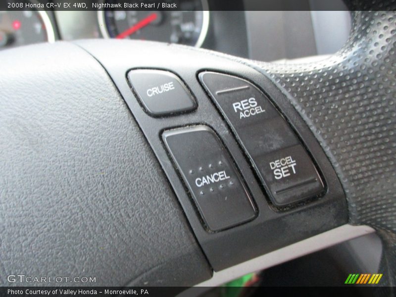 Nighthawk Black Pearl / Black 2008 Honda CR-V EX 4WD