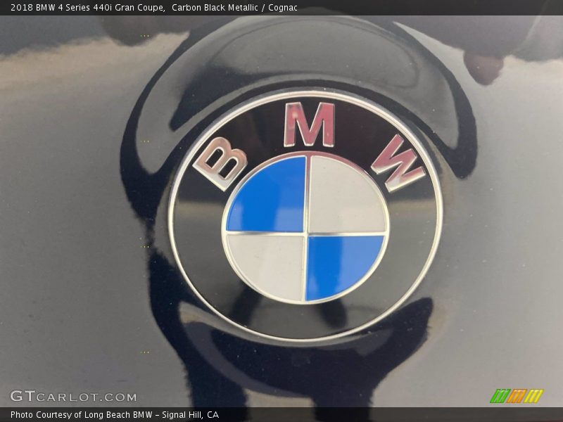 Carbon Black Metallic / Cognac 2018 BMW 4 Series 440i Gran Coupe