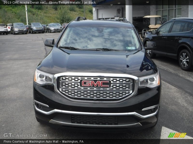 Ebony Twilight Metallic / Jet Black 2019 GMC Acadia Denali AWD