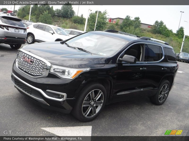 Ebony Twilight Metallic / Jet Black 2019 GMC Acadia Denali AWD