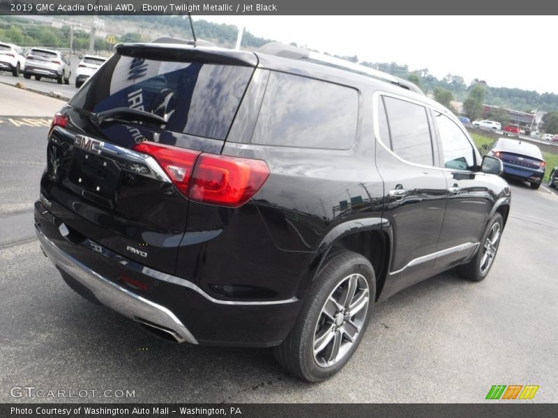 Ebony Twilight Metallic / Jet Black 2019 GMC Acadia Denali AWD