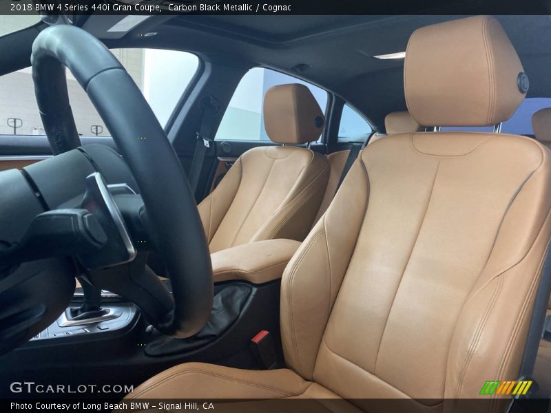 Carbon Black Metallic / Cognac 2018 BMW 4 Series 440i Gran Coupe