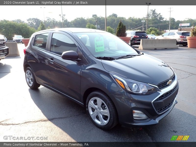 Nightfall Gray Metallic / Jet Black 2020 Chevrolet Spark LS