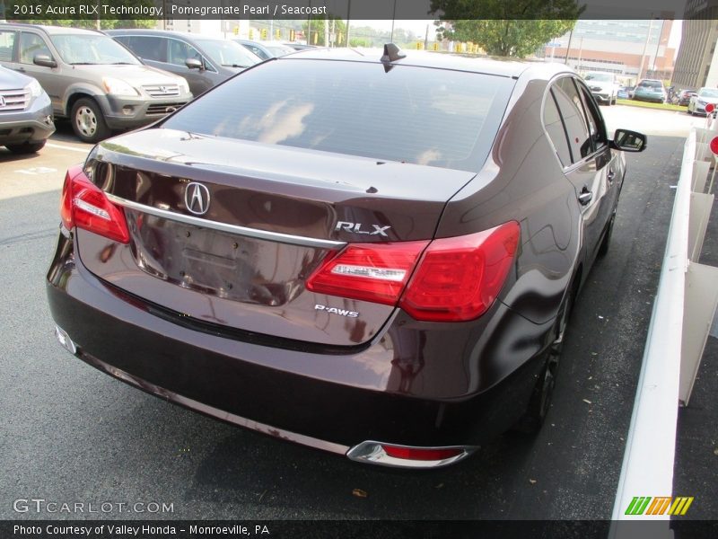 Pomegranate Pearl / Seacoast 2016 Acura RLX Technology