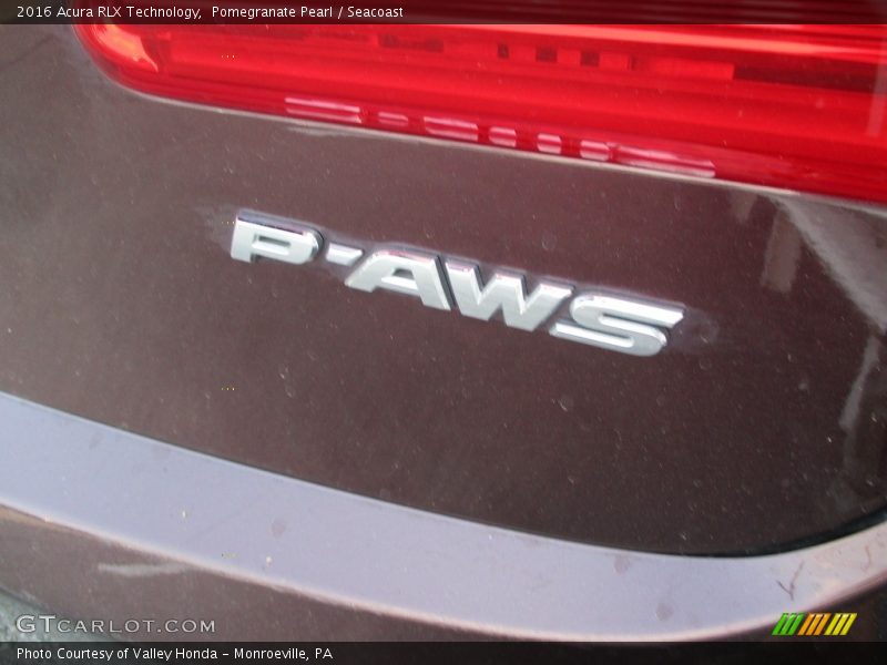 Pomegranate Pearl / Seacoast 2016 Acura RLX Technology