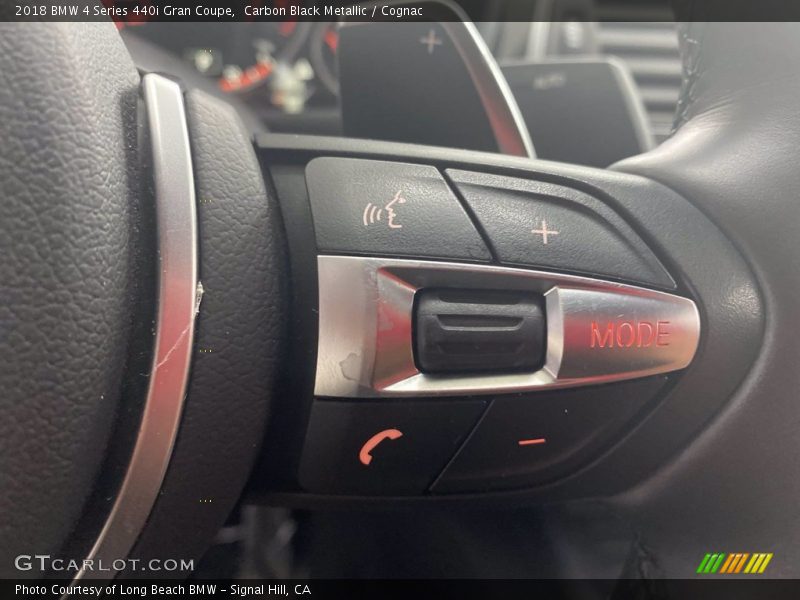 Carbon Black Metallic / Cognac 2018 BMW 4 Series 440i Gran Coupe