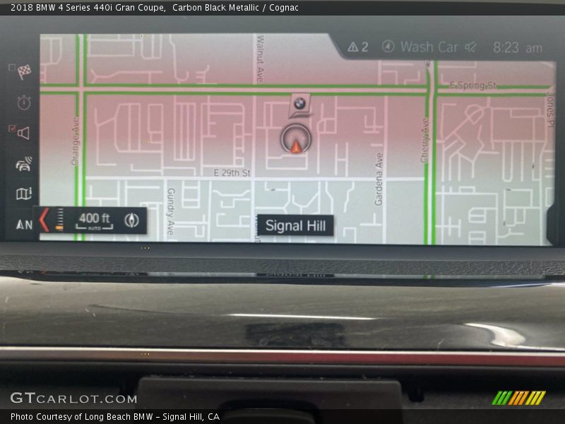 Carbon Black Metallic / Cognac 2018 BMW 4 Series 440i Gran Coupe
