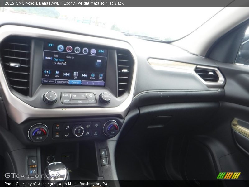 Ebony Twilight Metallic / Jet Black 2019 GMC Acadia Denali AWD