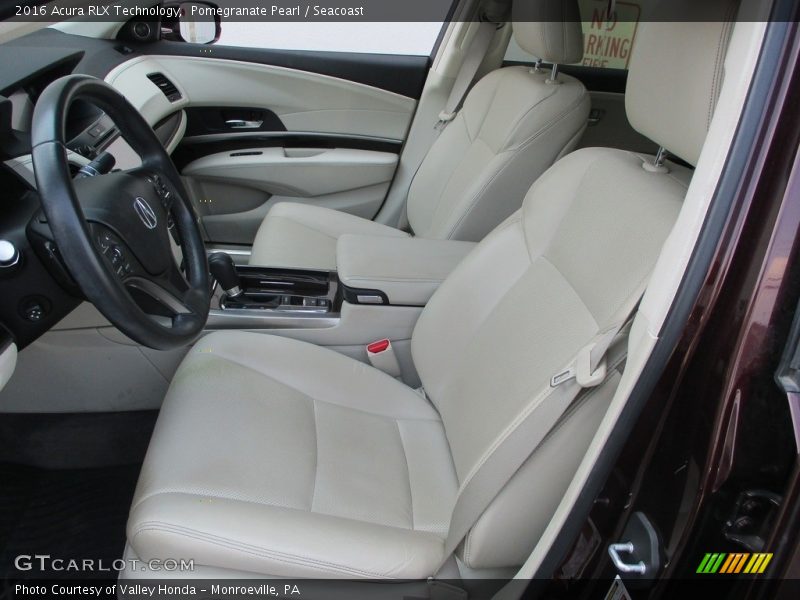 Front Seat of 2016 RLX Technology