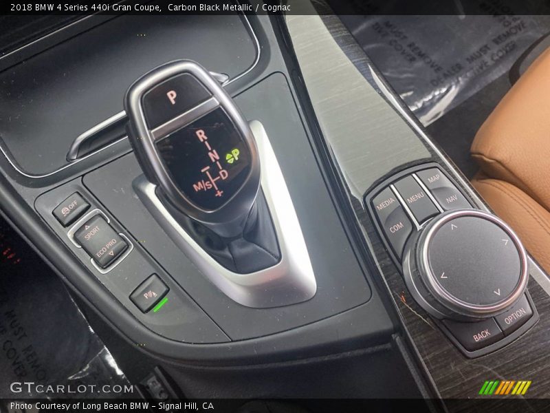 Carbon Black Metallic / Cognac 2018 BMW 4 Series 440i Gran Coupe