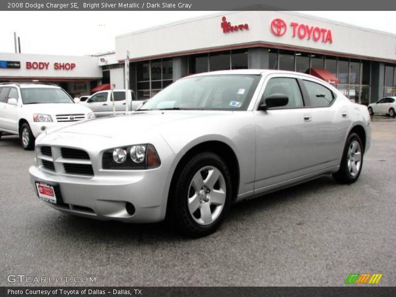 Bright Silver Metallic / Dark Slate Gray 2008 Dodge Charger SE