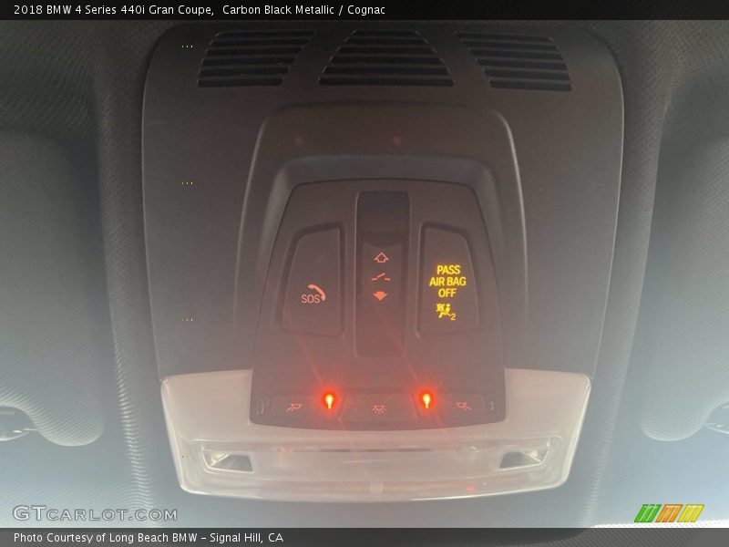 Carbon Black Metallic / Cognac 2018 BMW 4 Series 440i Gran Coupe