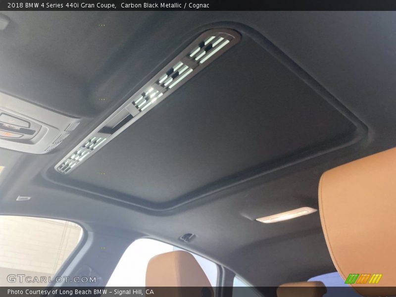 Carbon Black Metallic / Cognac 2018 BMW 4 Series 440i Gran Coupe