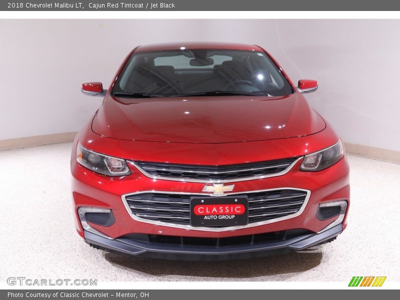 Cajun Red Tintcoat / Jet Black 2018 Chevrolet Malibu LT