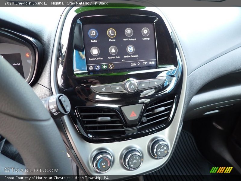 Nightfall Gray Metallic / Jet Black 2020 Chevrolet Spark LS