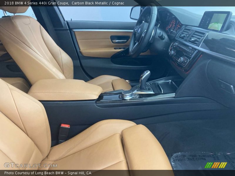 Carbon Black Metallic / Cognac 2018 BMW 4 Series 440i Gran Coupe