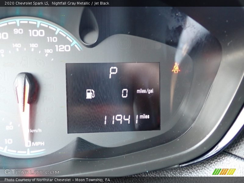 Nightfall Gray Metallic / Jet Black 2020 Chevrolet Spark LS