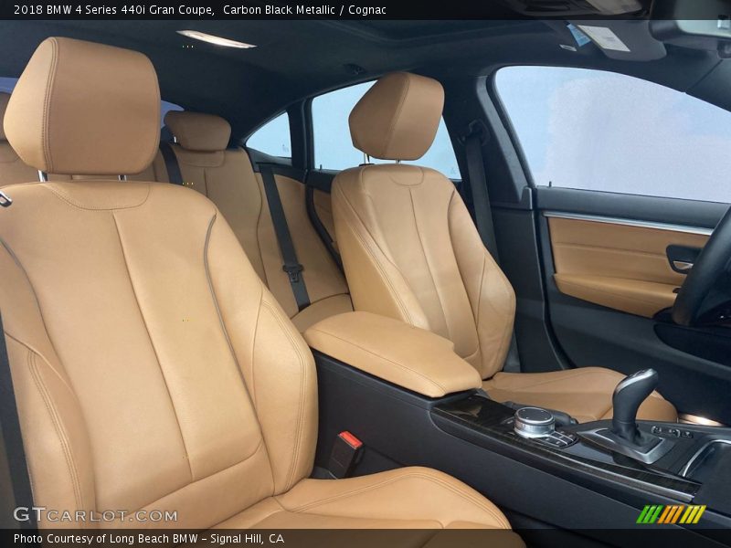 Carbon Black Metallic / Cognac 2018 BMW 4 Series 440i Gran Coupe