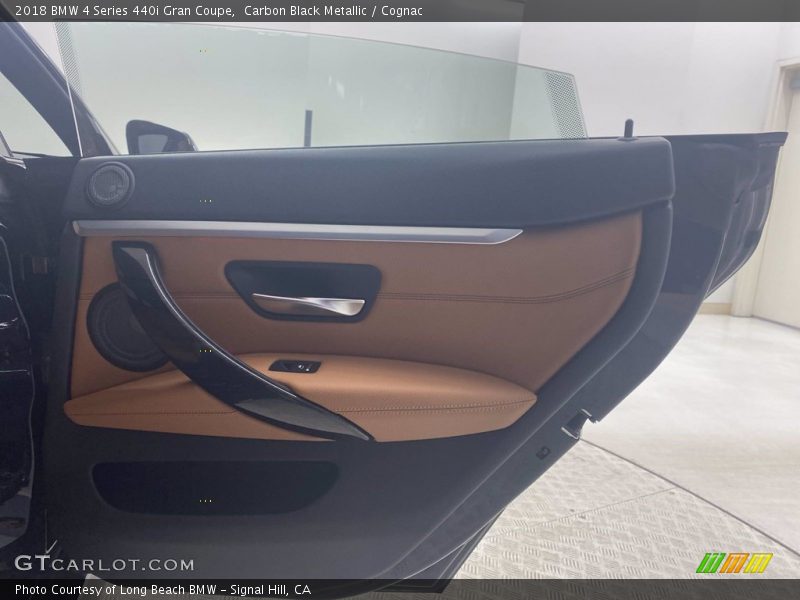 Carbon Black Metallic / Cognac 2018 BMW 4 Series 440i Gran Coupe