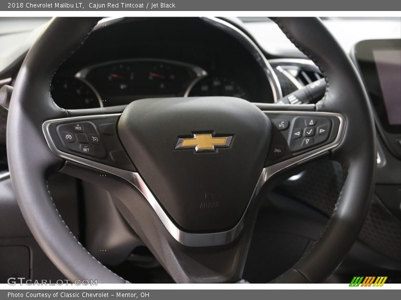 Cajun Red Tintcoat / Jet Black 2018 Chevrolet Malibu LT