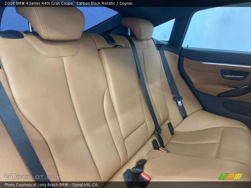Carbon Black Metallic / Cognac 2018 BMW 4 Series 440i Gran Coupe