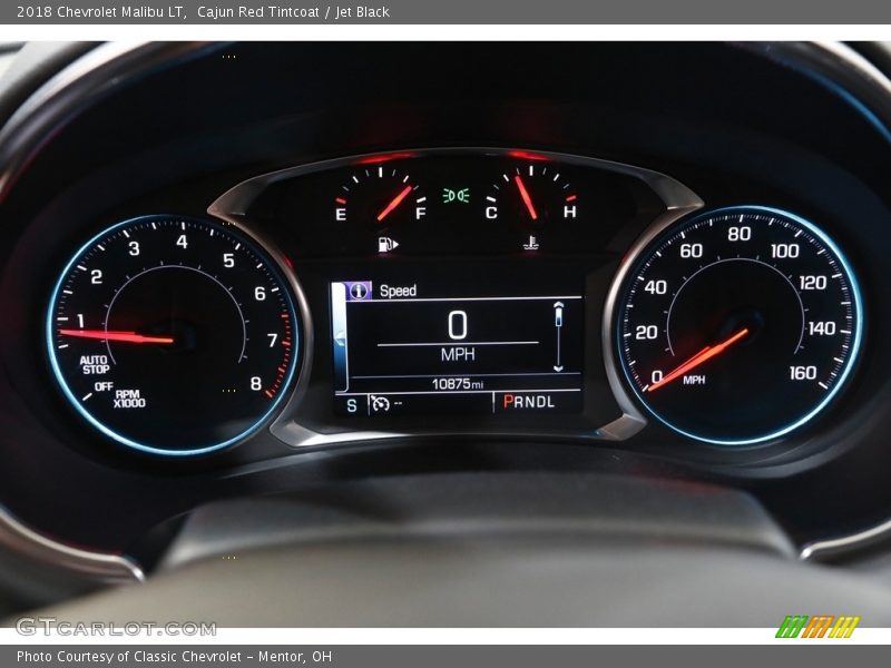 Cajun Red Tintcoat / Jet Black 2018 Chevrolet Malibu LT