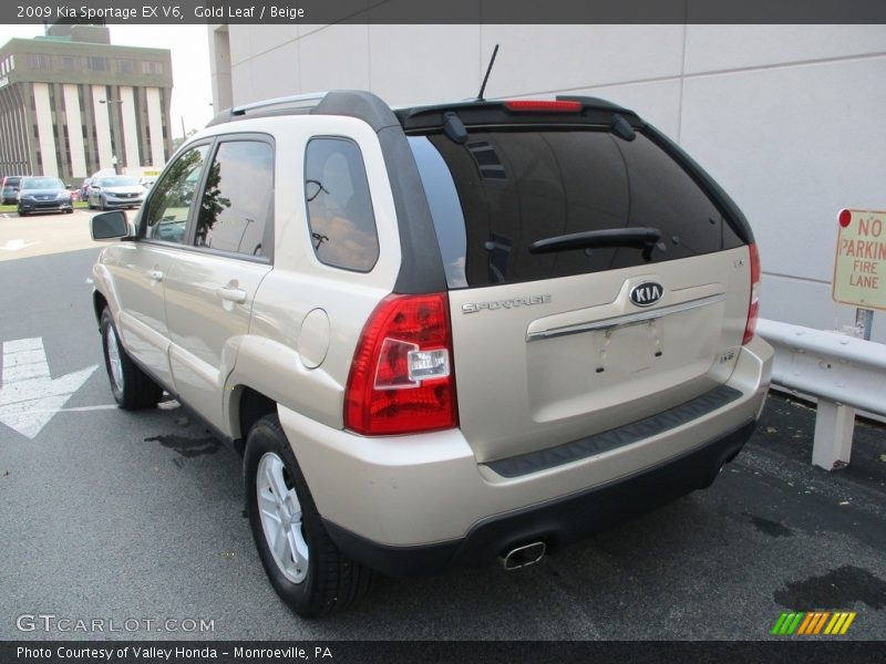 Gold Leaf / Beige 2009 Kia Sportage EX V6