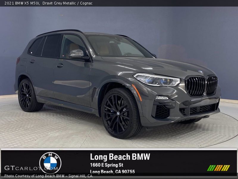 Dravit Grey Metallic / Cognac 2021 BMW X5 M50i