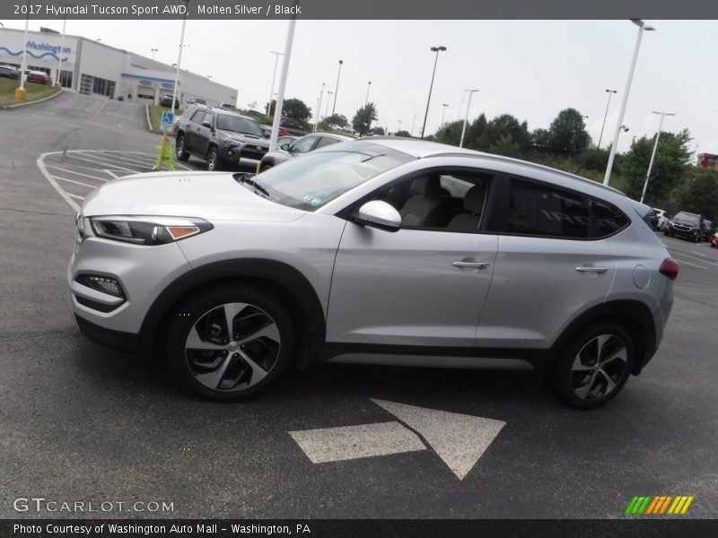 Molten Silver / Black 2017 Hyundai Tucson Sport AWD