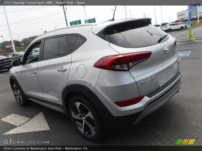 Molten Silver / Black 2017 Hyundai Tucson Sport AWD