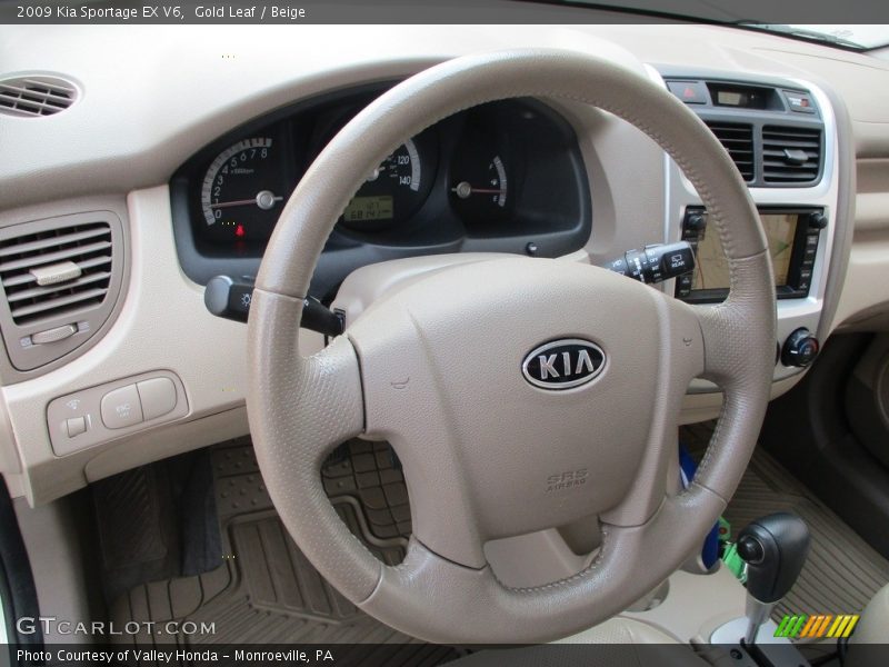 Gold Leaf / Beige 2009 Kia Sportage EX V6