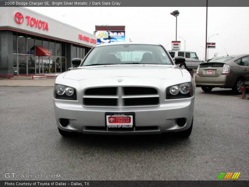 Bright Silver Metallic / Dark Slate Gray 2008 Dodge Charger SE