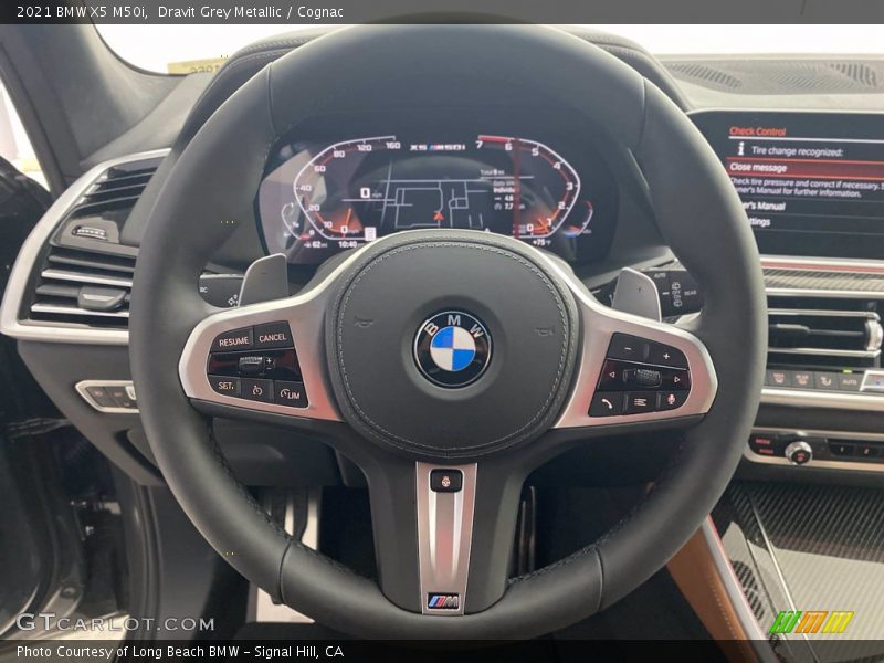 Dravit Grey Metallic / Cognac 2021 BMW X5 M50i