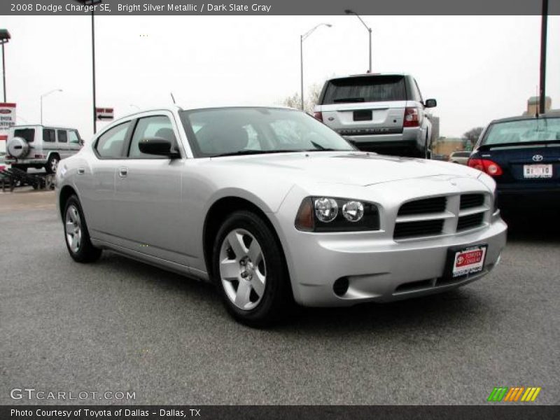 Bright Silver Metallic / Dark Slate Gray 2008 Dodge Charger SE