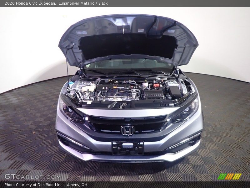 Lunar Silver Metallic / Black 2020 Honda Civic LX Sedan