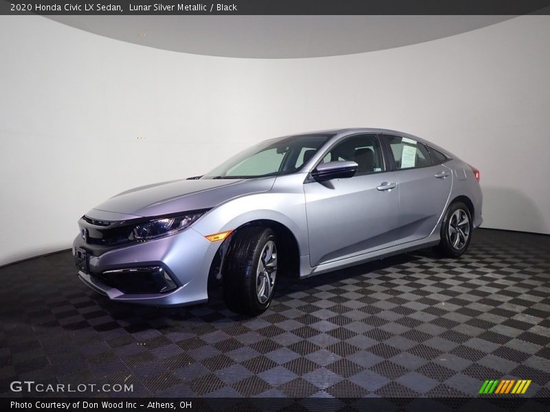 Lunar Silver Metallic / Black 2020 Honda Civic LX Sedan