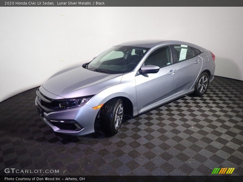 Lunar Silver Metallic / Black 2020 Honda Civic LX Sedan