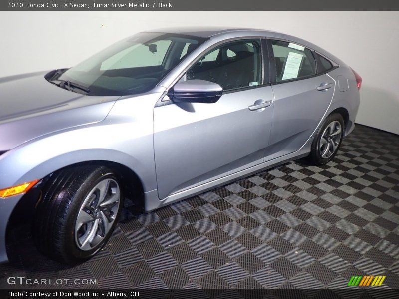 Lunar Silver Metallic / Black 2020 Honda Civic LX Sedan
