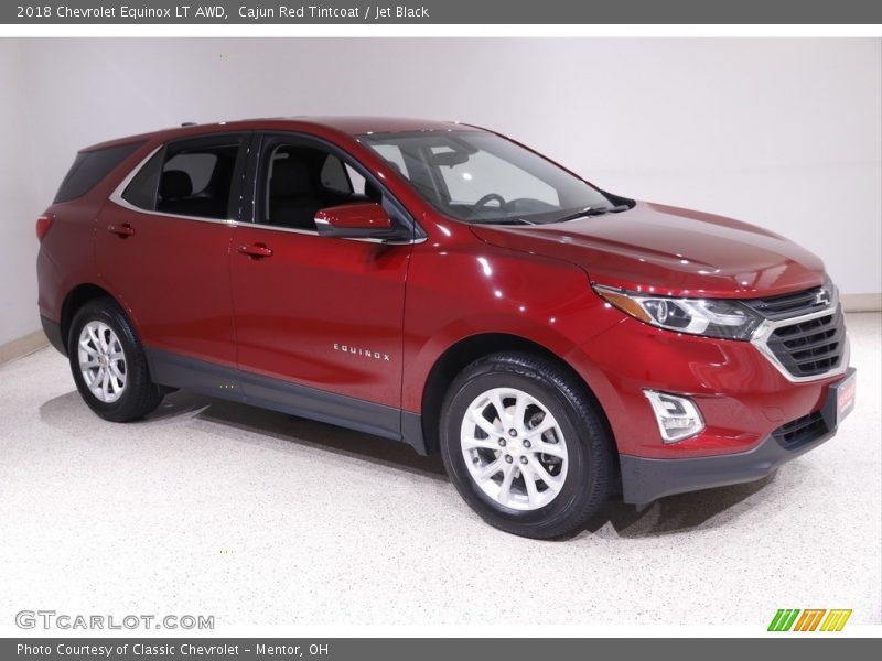 Cajun Red Tintcoat / Jet Black 2018 Chevrolet Equinox LT AWD