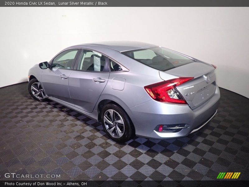 Lunar Silver Metallic / Black 2020 Honda Civic LX Sedan