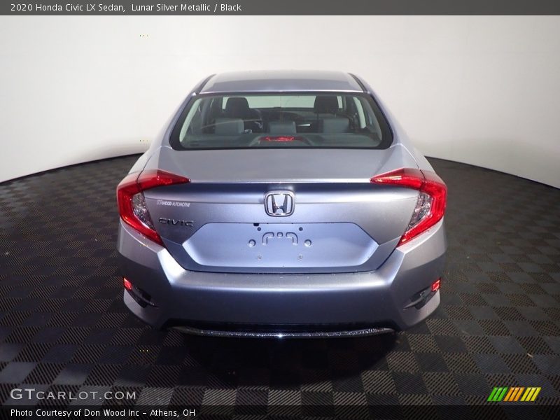 Lunar Silver Metallic / Black 2020 Honda Civic LX Sedan