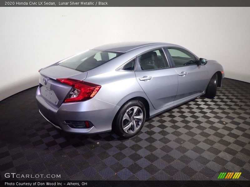 Lunar Silver Metallic / Black 2020 Honda Civic LX Sedan